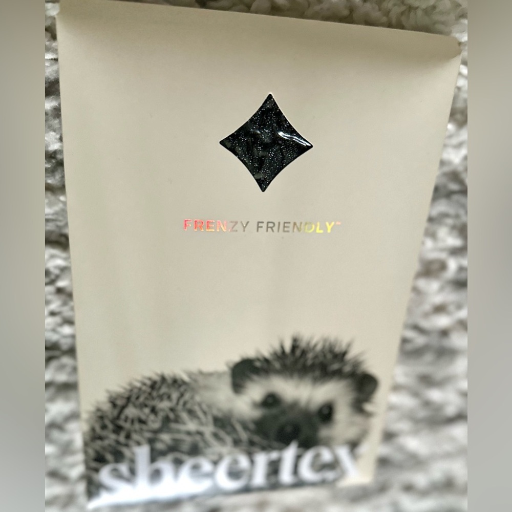 ‼️RARE‼️🎸SHEERTEX🎸🔥NWT🔥Classic Super Sheer Sparkle Tights in Silver—S